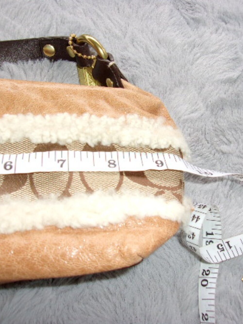 E-235 VINTAGE W/TAGS COACH SKINNY STYLE POUCH/COSMETIC BAG - Picture 4 of 15